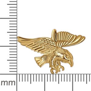 Goldener Anhänger kleiner Adler 25 x 16 mm fliegend glänzend 333 Gold