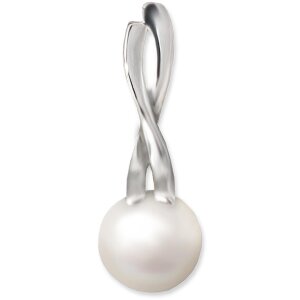 Silberner Anhänger Perle rund Ø 7 mm...